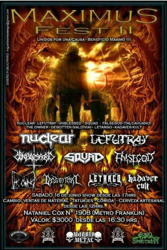 16 de Junio: Maximus Fest II en Santiago