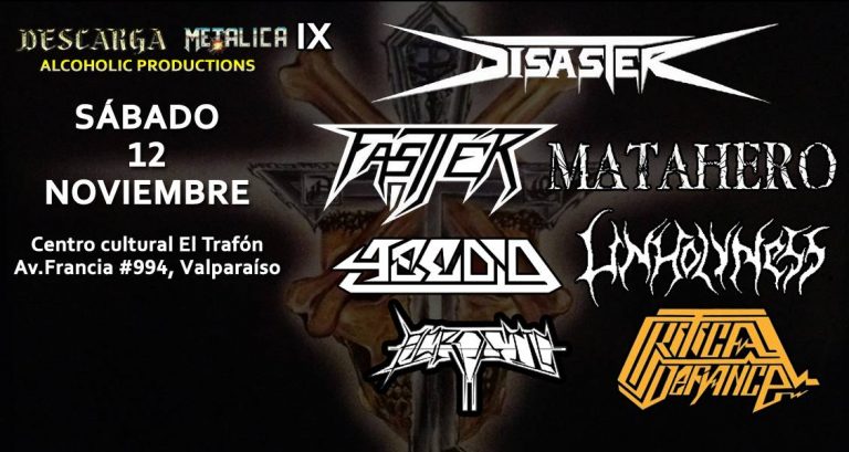 12 de Noviembre: Descarga Metalica IX en Valparaíso