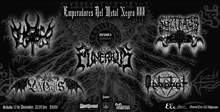 10 de Diciembre: Emperadores del Metal Negro III en Valparaíso