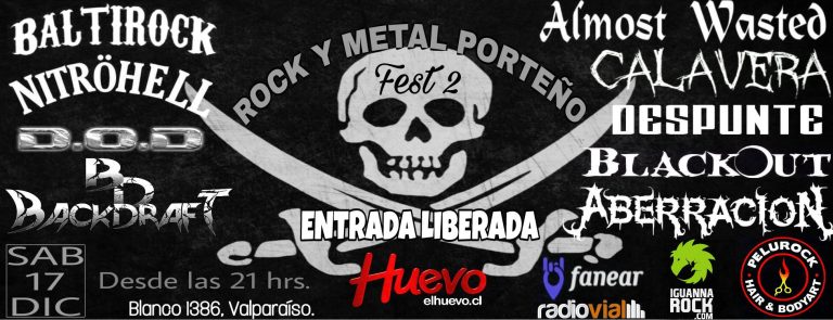 17 de Diciembre: Rock y Metal Porteño Fest II en Valparaíso