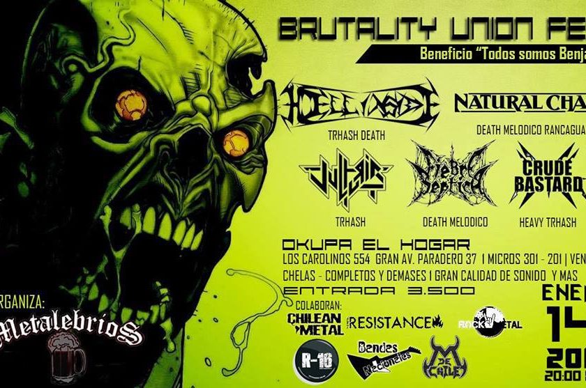 14 de Enero: Brutality Union Fest en Santiago
