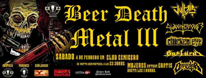 4 de Febrero: Beer Death Metal III en Santiago