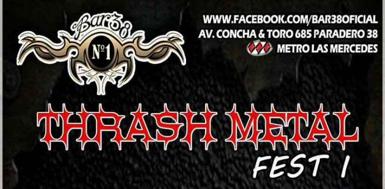 25 de Marzo: Thrash Metal Fest I en Santiago