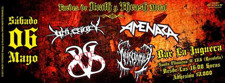 6 de Mayo: Tardes de Death y Thrash Metal en Santiago