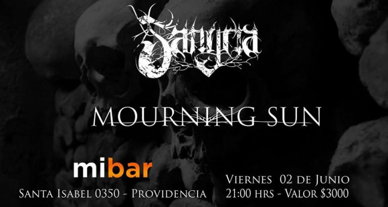 2 de Junio: Mourning Sun y Sangría en Santiago