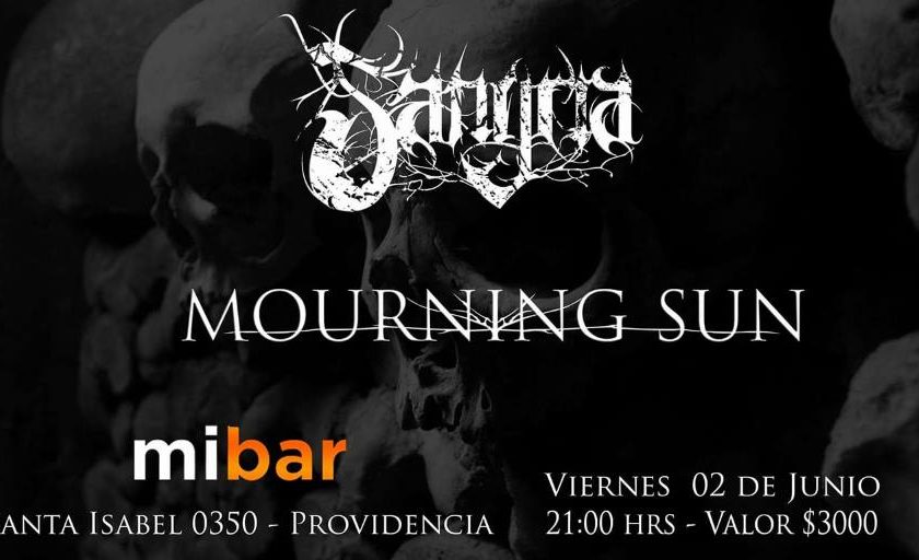 2 de Junio: Mourning Sun y Sangría en Santiago