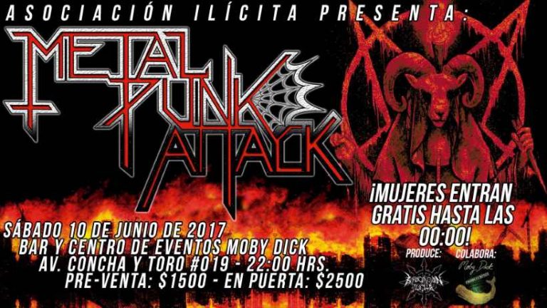 10 de Junio: Metal Punk Attack en Santiago