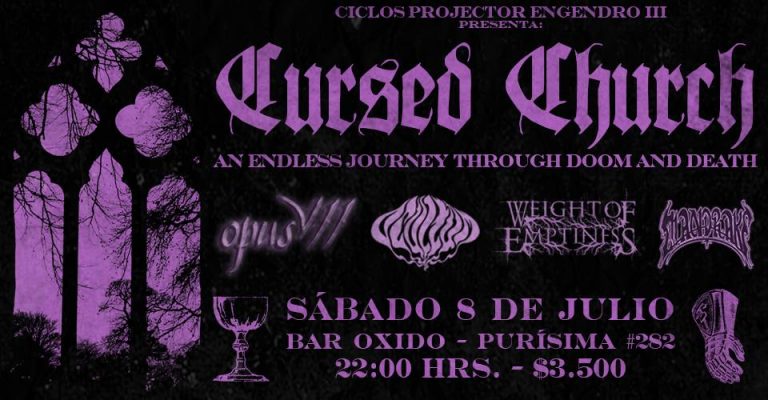 8 de Julio: Ciclo Proyector Engendro III – Cursed Church en Santiago