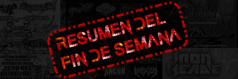 Resumen de Tocatas del fin de semana Julio 2017 – Pt.1