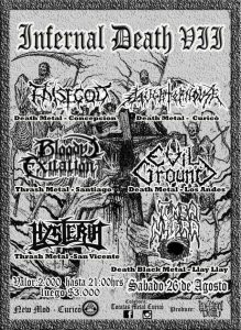 26 de Agosto: Infernal Death VII en Curicó
