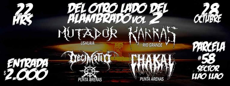 28 de Octubre: Del Otro Lado del Alambrado Vol. 2 en Punta Arenas