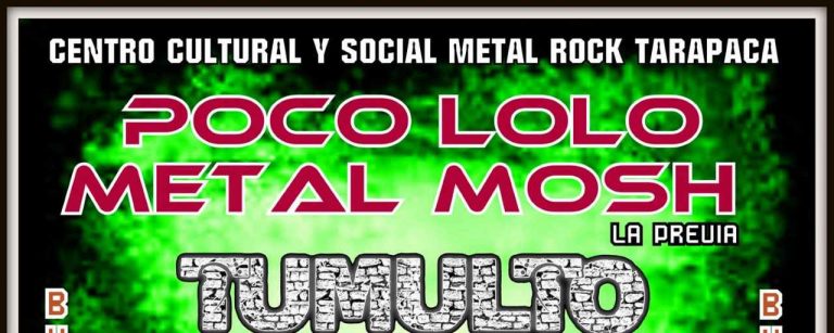 8 de Diciembre: Pocololo Metal Mosh II – Nefando, Tumulto, Azotador y Hopeless en Iquique