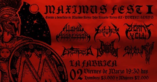 2 de Marzo: Maximus Fest I en Santiago.