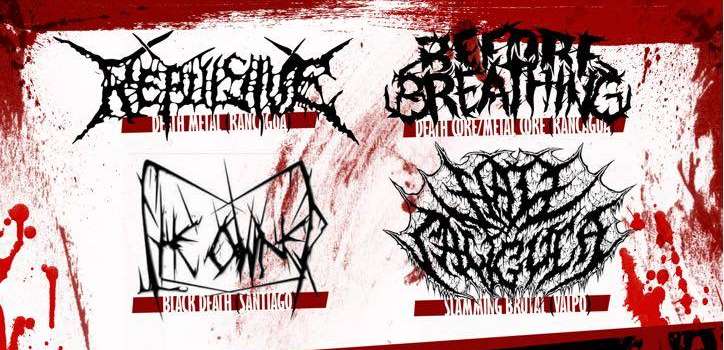 12 de Mayo: Butchered 4 Obey – Hail Caligula, The Owner, Before Breathing y Repulsive en Rancagua