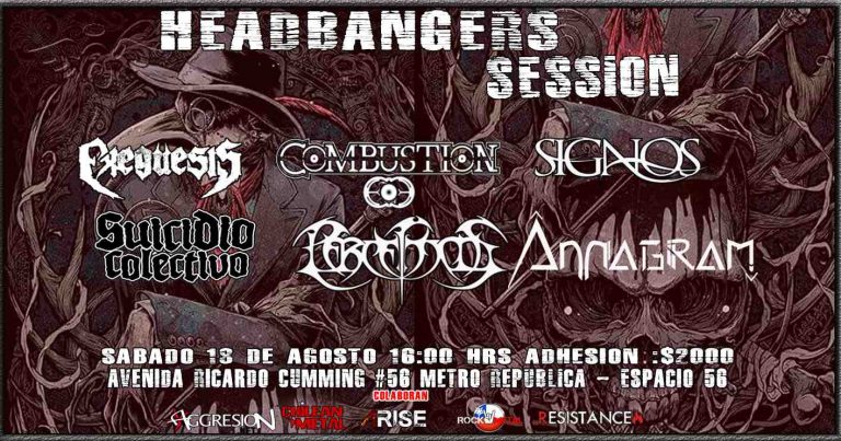 18 de Agosto: Headbangers Session en Santiago