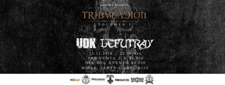 23 de Noviembre: Tribulación I – UDK y Lefutray en Santiago