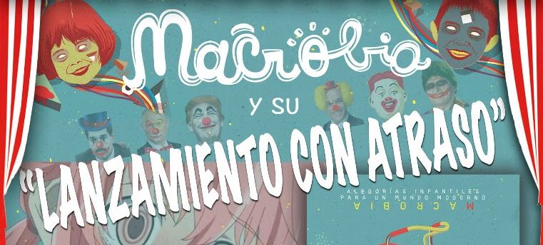1 de Diciembre: Lanzamiento  en vivo de «Alegorías infantiles para un mundo moderno» de Macrobia en Santiago