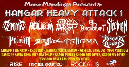 4 de Mayo: Hangar Heavy Attack en Santiago