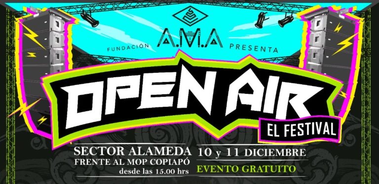 Diciembre 2021: Festival A.M.A. Open Air en Copiapó