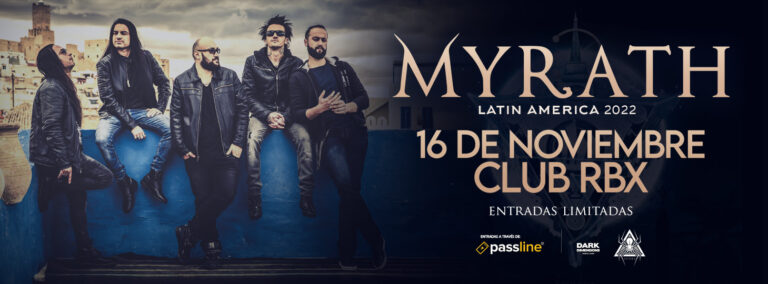 16 de Noviembre: Myrath por primera vez en Chile